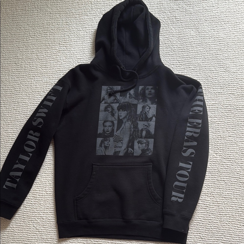 Black Taylor Swift Eras Tour Hoodie